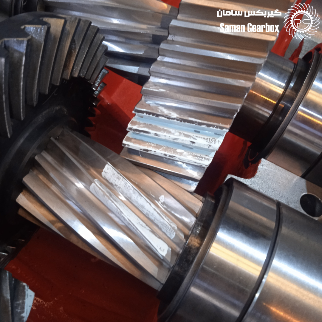 طراحی و ساخت گیربکس مخروطی هلیکال